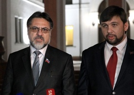 Denys Puszylin (z prawej) i  Władysław Dejnego