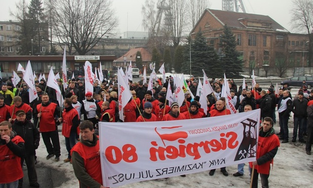 Górnicy odpowiadają na plan zarządu