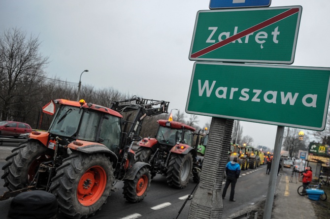 Rolnicy protestują