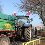 Protest rolników w Krzeszycach