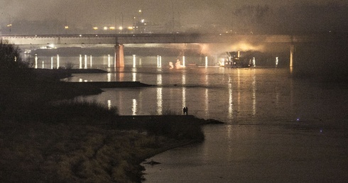 Pożar Mostu Łazienkowskiego