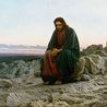 "Chrystus na pustyni", 1872, Iwan Kramski (1837-1887), Galeria Tretiakowska, Moskwa