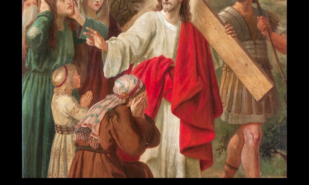 Pan Jezus pociesza płaczące niewiasty