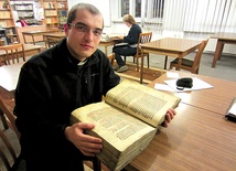 Ks. Stanisław Wróblewski aktualnie studiuje historię Kościoła na uniwersytecie Gregorianum w Rzymie 