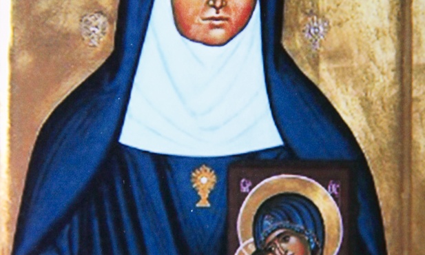 Matka Mechtylda od Najświętszego Sakramentu Katarzyna de Bar urodziła się 31 grudnia 1614 roku w Saint-Dié w Lotaryngii. Miała szczególny dar zjednywania dusz dla Boga, rozpalania miłością do Jezusa Eucharystycznego. Pozostawiła bogatą spuściznę pism duchowych, konferencji, listów. Zmarła 6 kwietnia 1698 roku, w pierwszą niedzielę po Wielkanocy. Do końca swego życia dawała niezmiennie heroiczne świadectwo oddania i zawierzenia Bogu. 27 października 1997 roku we Francji rozpoczął się jej proces beatyfika...