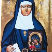 Matka Mechtylda od Najświętszego Sakramentu Katarzyna de Bar urodziła się 31 grudnia 1614 roku w Saint-Dié w Lotaryngii. Miała szczególny dar zjednywania dusz dla Boga, rozpalania miłością do Jezusa Eucharystycznego. Pozostawiła bogatą spuściznę pism duchowych, konferencji, listów. Zmarła 6 kwietnia 1698 roku, w pierwszą niedzielę po Wielkanocy. Do końca swego życia dawała niezmiennie heroiczne świadectwo oddania i zawierzenia Bogu. 27 października 1997 roku we Francji rozpoczął się jej proces beatyfika...