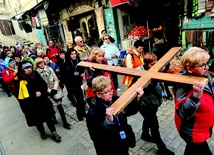 Droga Krzyżowa  na Via Dolorosa 