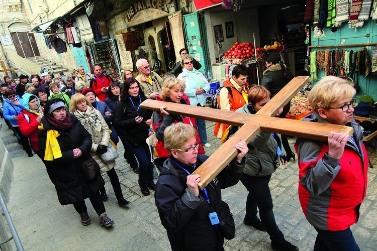 Droga Krzyżowa  na Via Dolorosa 