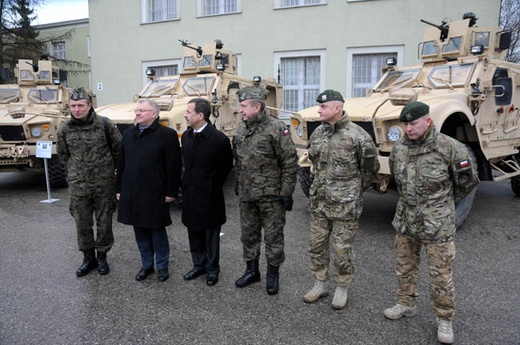 Bojowe wozy z Afganistanu w Polsce