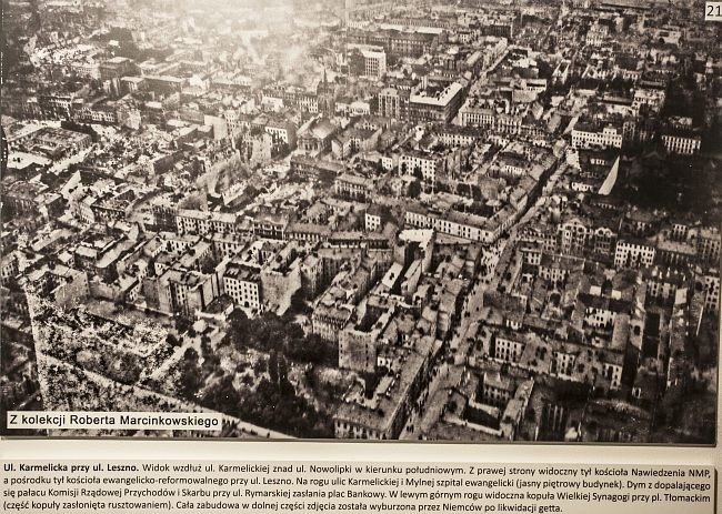 Warszawa po bombardowaniach Luftwaffe 