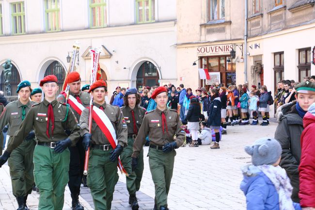 W hołdzie żołnierzom wyklętym. Kraków 2015