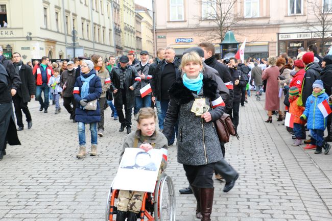 W hołdzie żołnierzom wyklętym. Kraków 2015