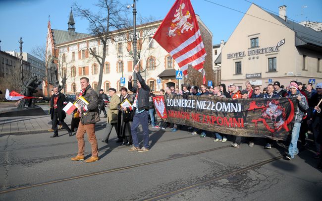 W hołdzie "Żołnierzom Wyklętym". Kraków 2015-2