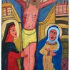 Obraz „Chrystus ukrzyżowany” laureatka namalowała w 1992 r.