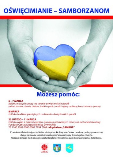 Oświęcim i Caritas - dla Ukrainy