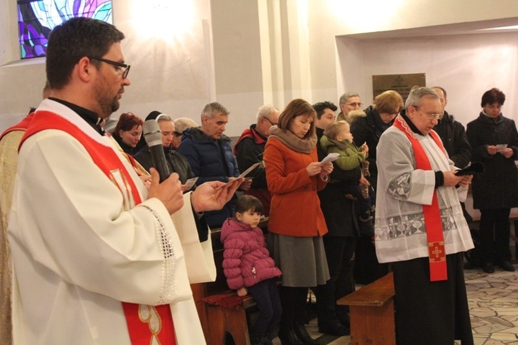 Krzyż ŚDM i ikona Matki Bożej w Wiśle