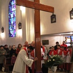 Krzyż ŚDM i ikona Matki Bożej w Wiśle