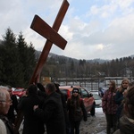 Krzyż ŚDM i ikona Matki Bożej w Wiśle