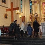 Krzyż ŚDM i ikona Matki Bożej w Rajczy