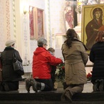 Krzyż ŚDM i ikona Matki Bożej w Rajczy