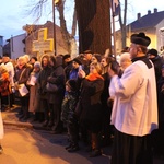 Krzyż ŚDM i ikona Matki Bożej w Żywcu