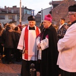 Krzyż ŚDM i ikona Matki Bożej w Żywcu