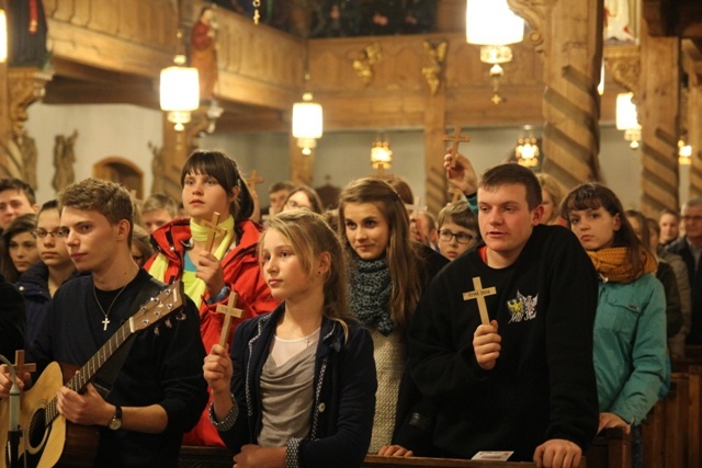 Znaki ŚDM w Koniakowie