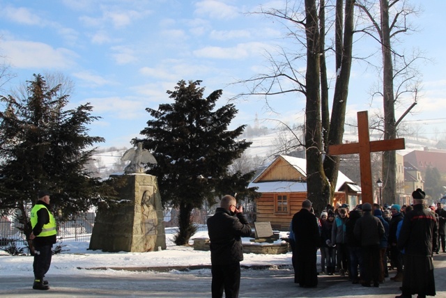 Znaki ŚDM w Istebnej