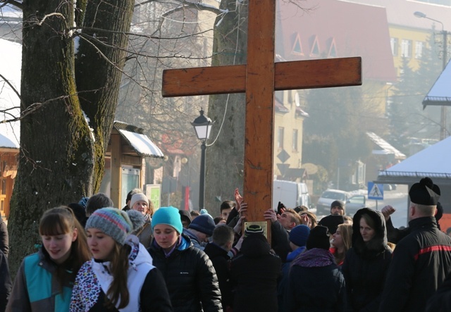 Znaki ŚDM w Istebnej