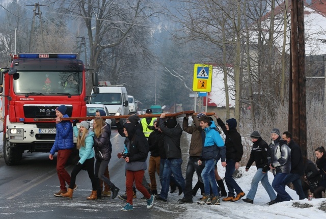 Znaki ŚDM w Istebnej
