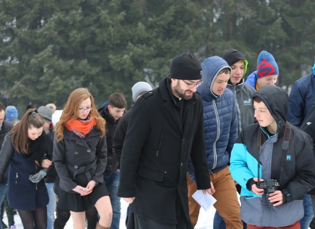 Znaki ŚDM w Istebnej