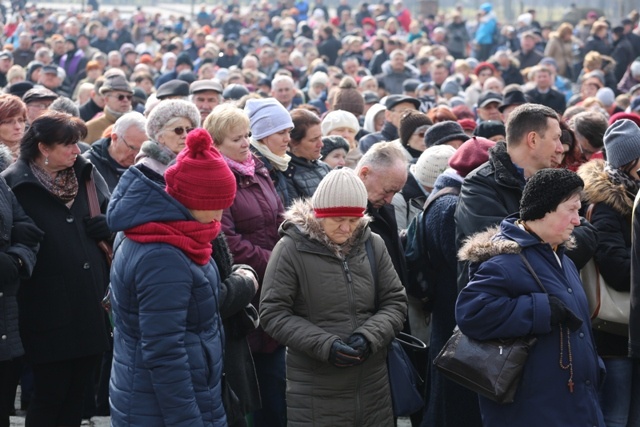 Droga Krzyżowa o trzeźwość narodu w KL Auschwitz-Birkenau