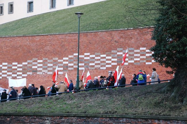 Marsz "W obronie demokracji i wolności mediów". Kraków 2015