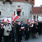 Marsz "W obronie demokracji i wolności mediów". Kraków 2015