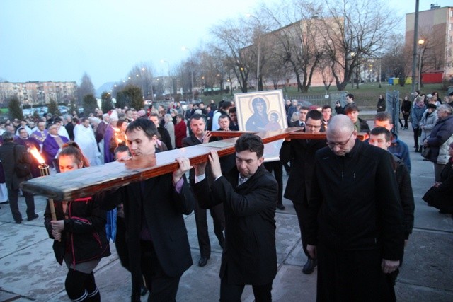 Znaki ŚDM w Andrychowie