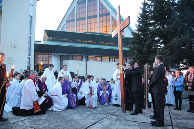 Znaki ŚDM w Andrychowie