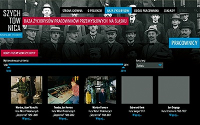Strona internetowa ku czci pracowników śląskiego przemysłu