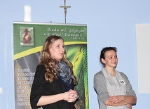 Paulina Olechowska i Ilona Piróg podczas spotkania w Gliwicach
