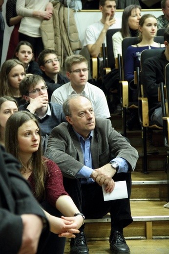 Wykład ks. prof. Michała Hellera na UŚ