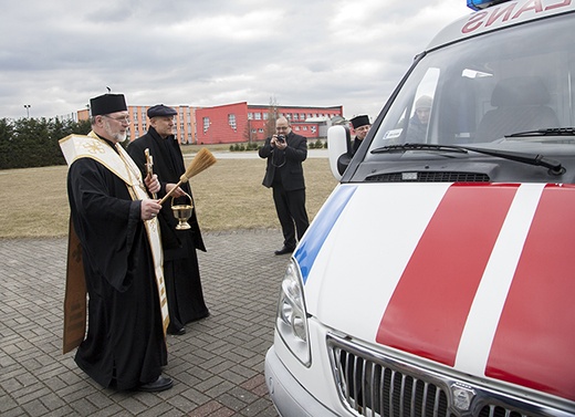 Poświęcenie karetki dla Odessy