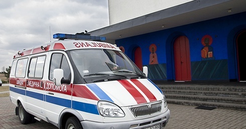 Poświęcenie karetki dla Odessy