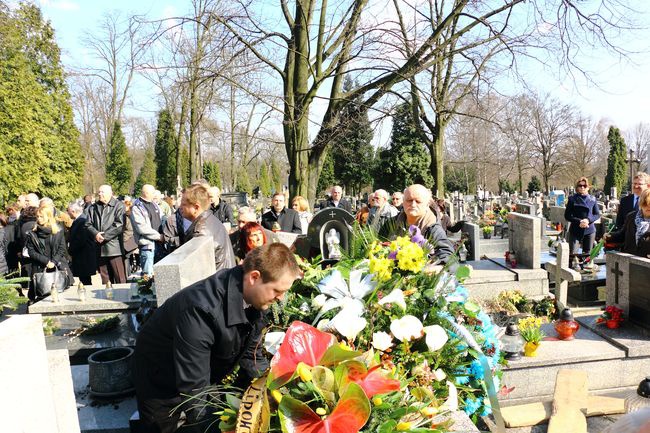 Pogrzeb artysty malarza Bolesława Szpechta