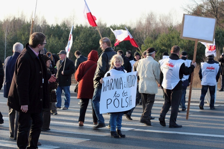 Blokada drogi krajowej nr 16