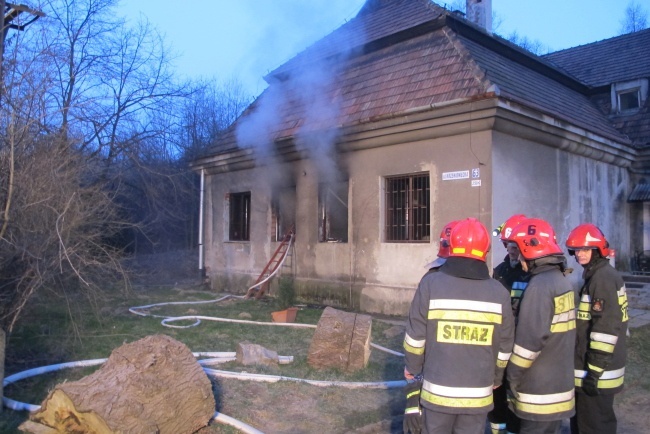 Pożar przy ul. Krzemienieckiej