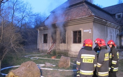 Pożar w krakowskiej noclegowni