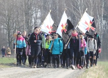 Piesza modlitwa skautów