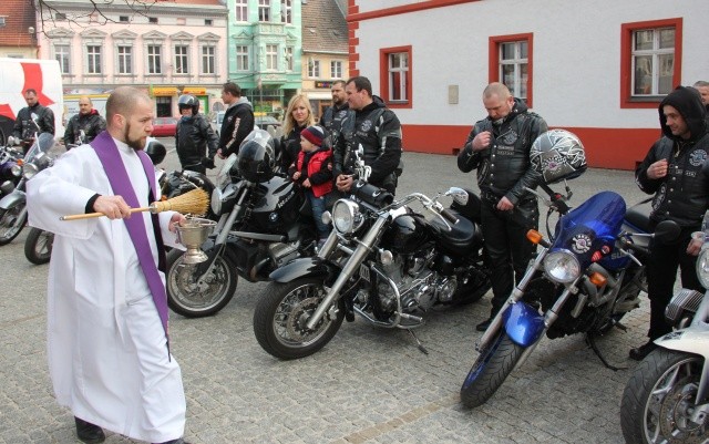 Motocykle już poświęcone 