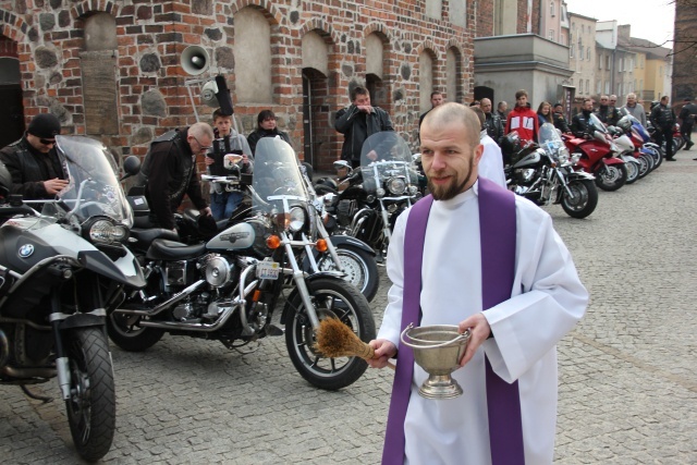 Motocykle już poświęcone 