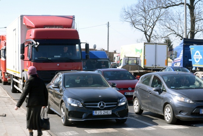 Protest transportowców w Radomiu