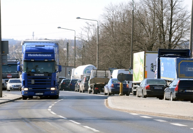 Protest transportowców w Radomiu